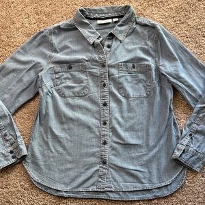 St. John's Bay Light Blue Denim Shirt